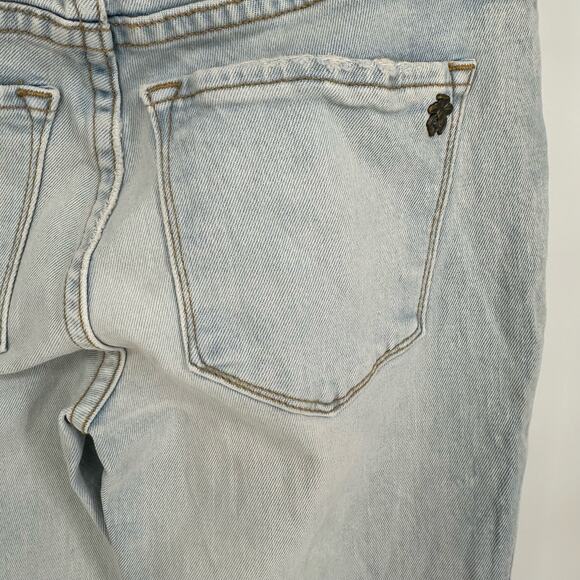 NEW Black Orchard Mia Light Wash Skinny Flare Jeans Sz 24 - Picture 7 of 9